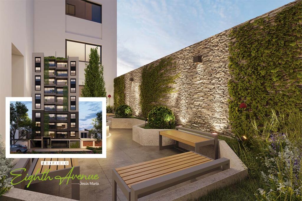 Eighth Avenue es un exclusivo Edificio ubicado en el Distrito de Jesús María