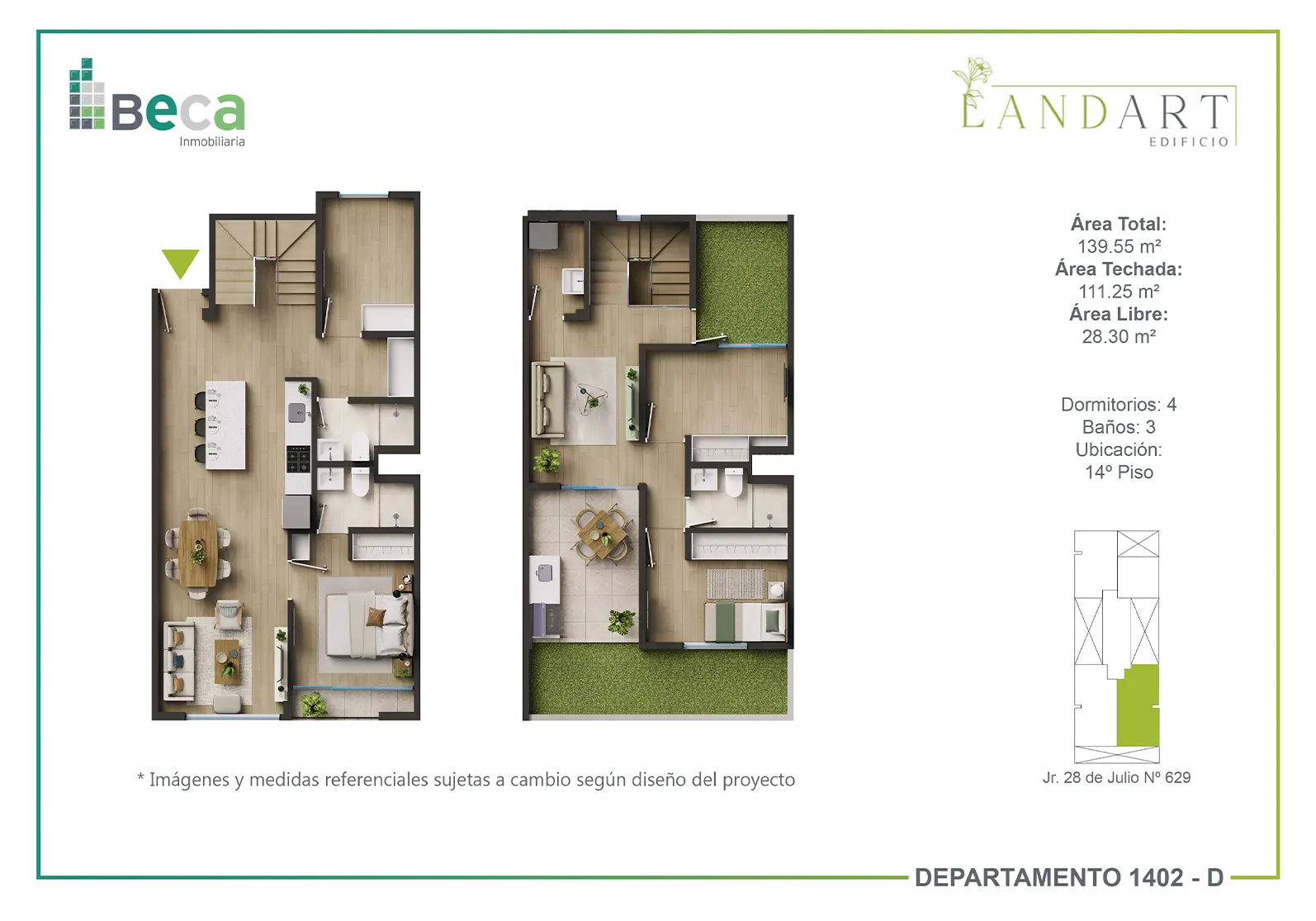 departamento-1402-membretado-Landart departamento- Duplex-1402-membretado-Landart