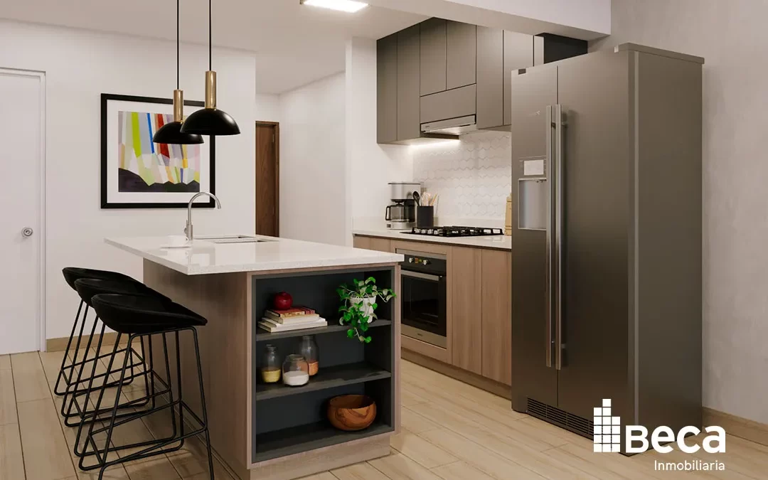 Tableros de cuarzo: Diseño y durabilidad en tu cocina con Beca Inmobiliaria