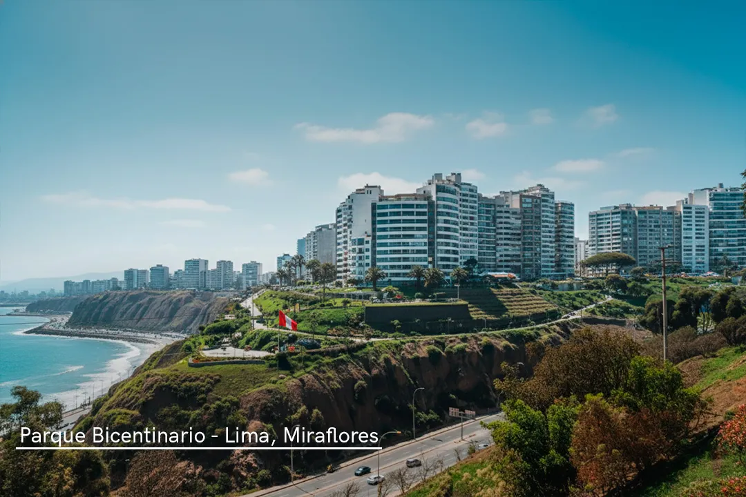 Parque Bicentenario - Lima, Miraflores: Entorno del Edificio Ancora en Lanzamiento